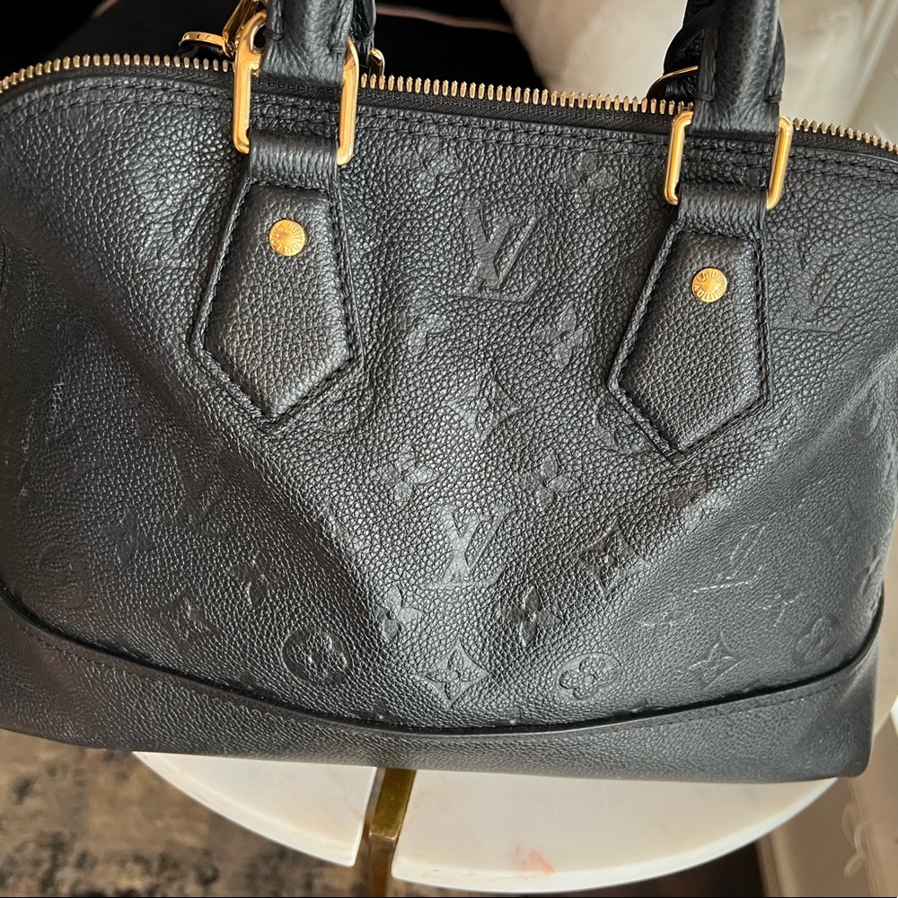 Louis Vuitton Neo Alma PM Black & Gold Monogram Empreinte